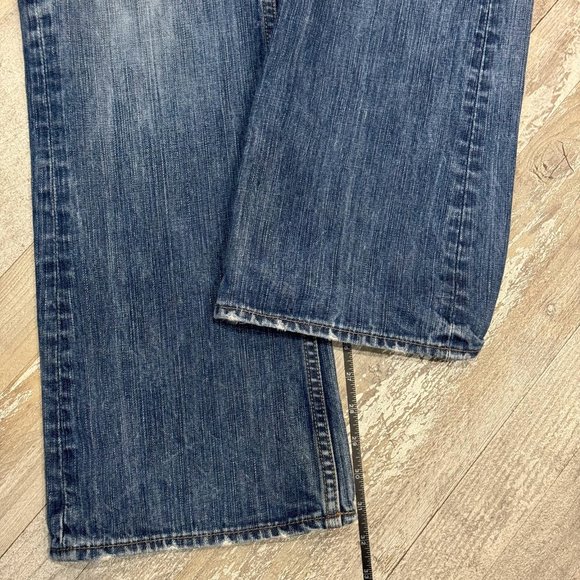 Men's Hollister Button Fly Factory Distressed Jeans - 32x32 - Picture 6 of 11